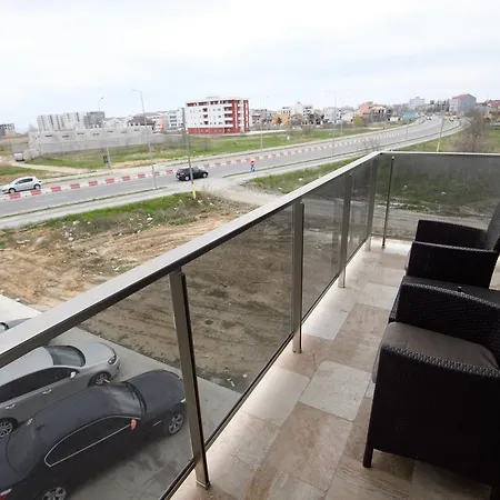 アパート Zev Imperia Apartament Mamaia Nord ナボダリ